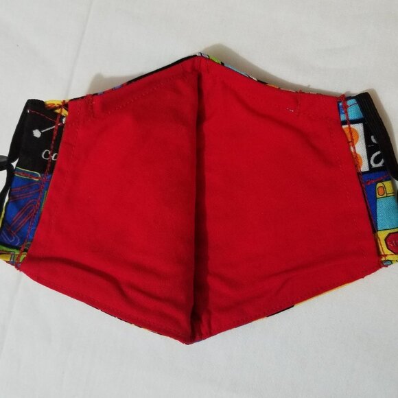 Lot of 3 Kids Face Mask with Nose Wire and Filter Pocket - Picture 13 of 14